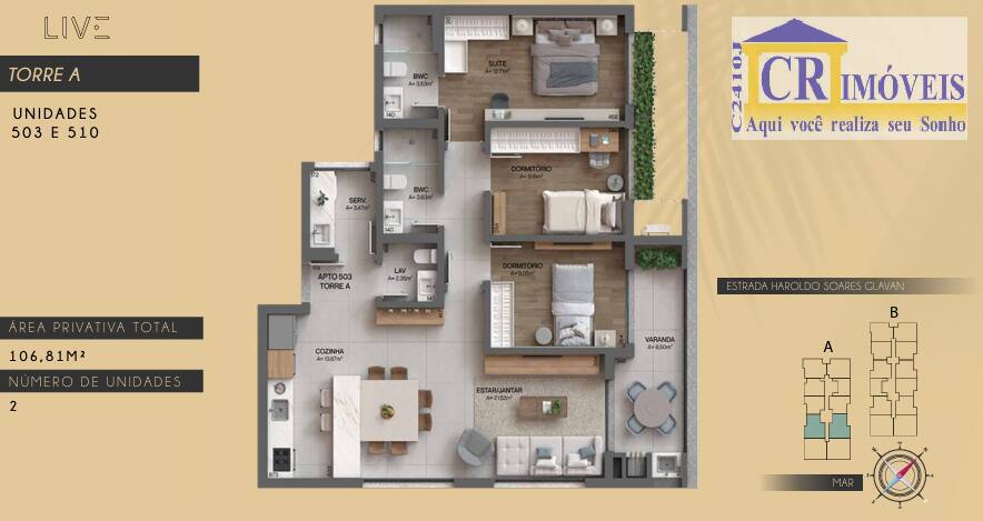 Apartamento à venda com 2 quartos, 77m² - Foto 28