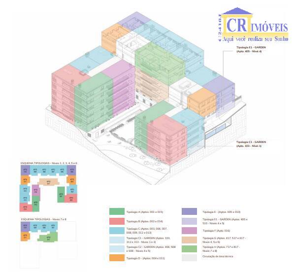 Apartamento à venda com 2 quartos, 66m² - Foto 8