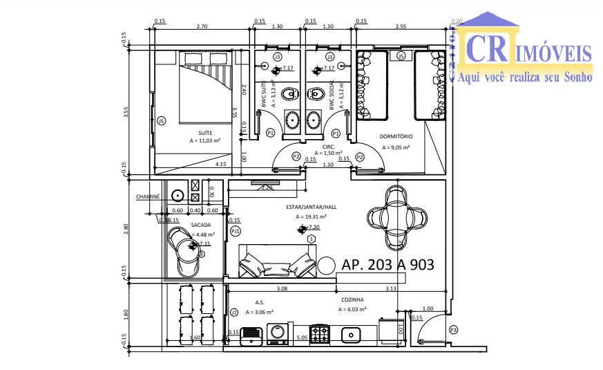 Apartamento à venda com 3 quartos, 83m² - Foto 18